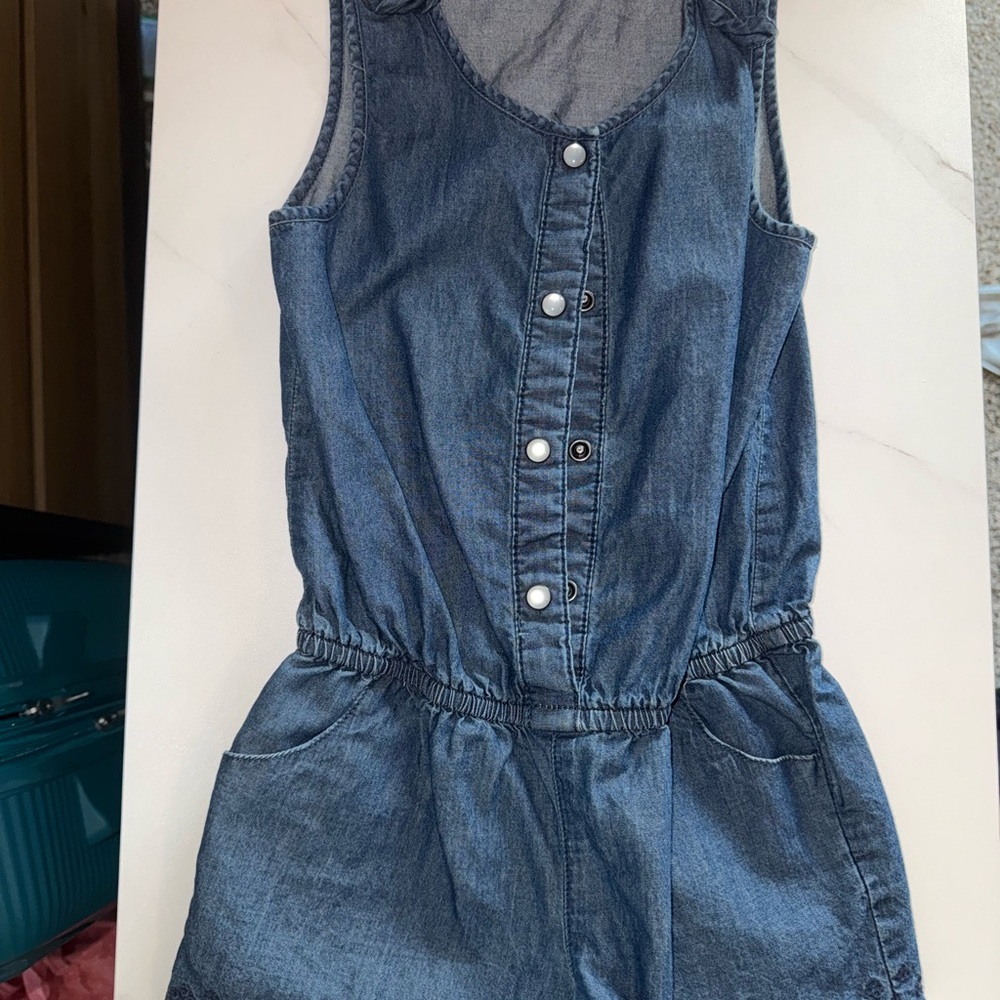 Denim Blue Kids One Piece Size 4T
